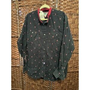 Cowboys‎ Turtle Association Mens Black Western Shirt X Large Tribal